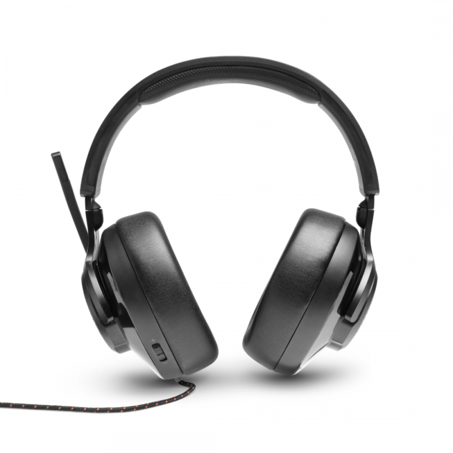 JBL Quantum 200, Over-Ear Wired Gaming Headset (Black)