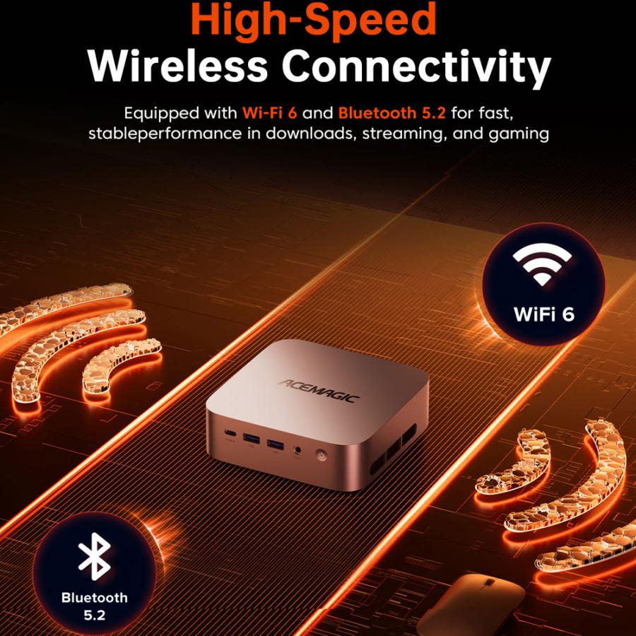 ACEMAGIC MINI PC K1 RYZEN7 5825U (16GB+512GB) WIN11 PRO SILVER
