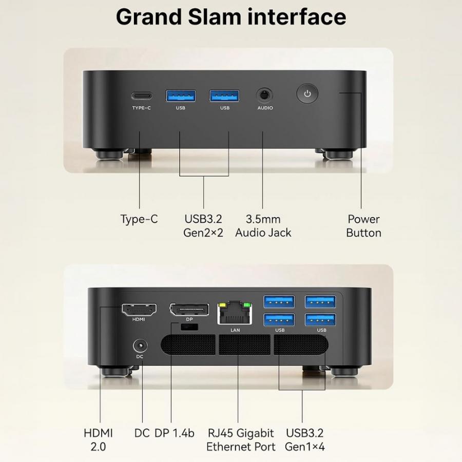 ACEMAGIC MINI PC K1 RYZEN5 7530U (16GB+512GB) WIN11 PRO BLACK