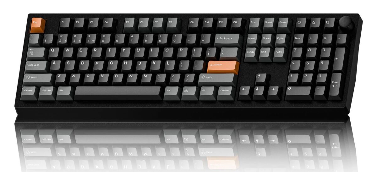 Keychron P6 Ultra (P6-M4) ZMK 8K Wireless Custom Mechanical Keyboard Banana Switch RGB 100% US Lay
