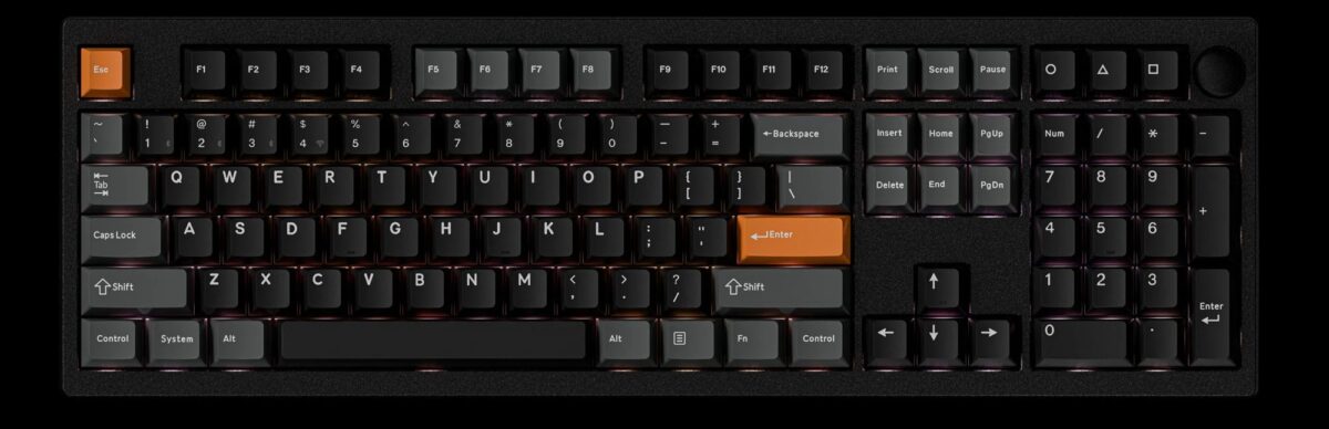 Keychron P6 Ultra (P6-M4) ZMK 8K Wireless Custom Mechanical Keyboard Banana Switch RGB 100% US Lay
