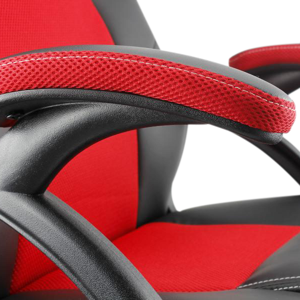 WHITE SHARK GAMING CHAIR KINGS THRONE BLACK/RED