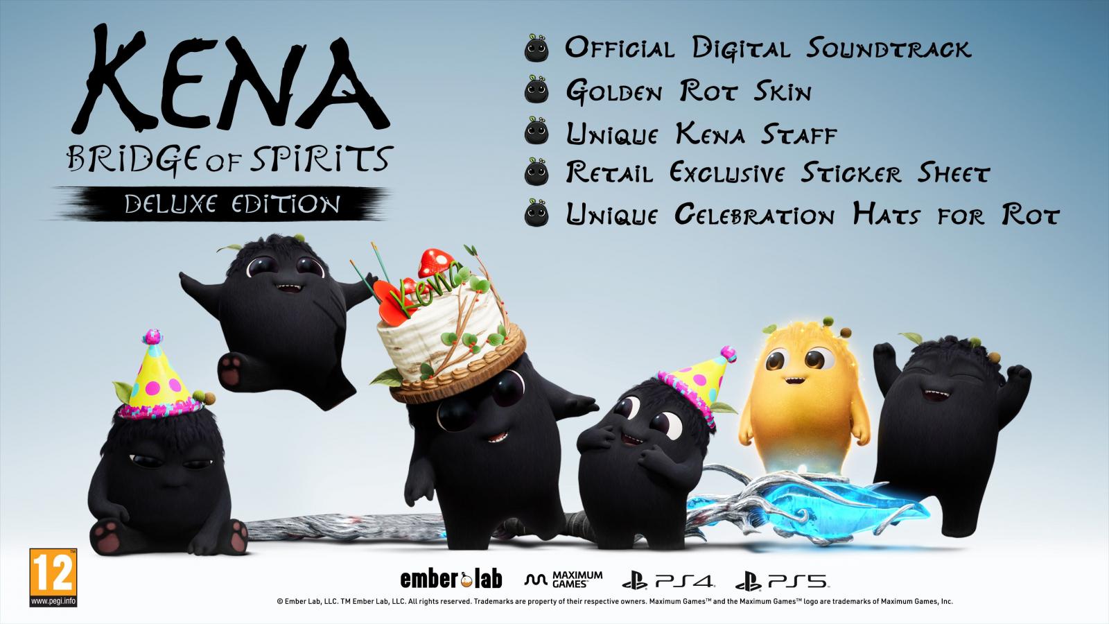 Kena: Bridge Of Spirits Deluxe Edition PS4 NEW