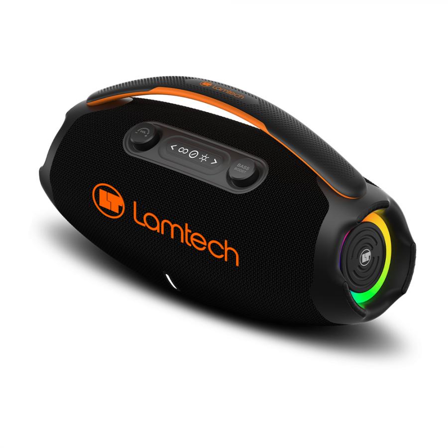 LAMTECH WIRELESS V5.3 STEREO PARTY BOX 60W BLACK ORANGE
