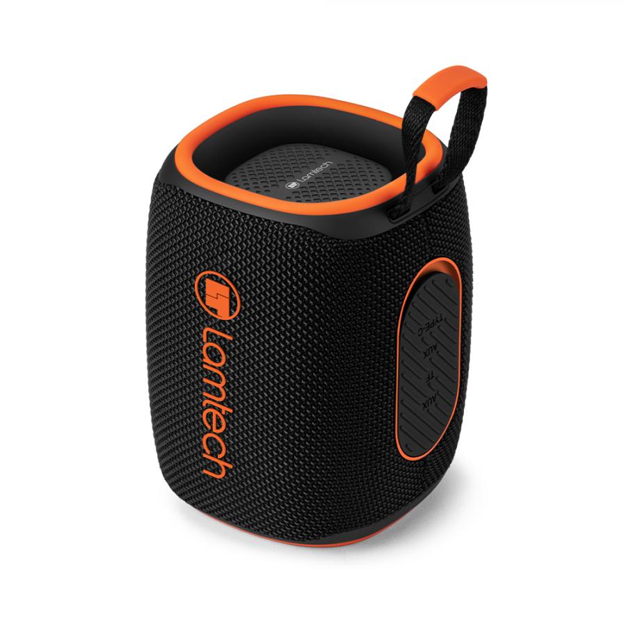 LAMTECH PORTABLE RGB WIRELESS V5.3 SPEAKER 20W BLACK ORANGE