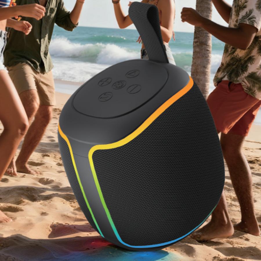 LAMTECH RGB DETACHABLE WIRELESS SPEAKERS 5W BLACK