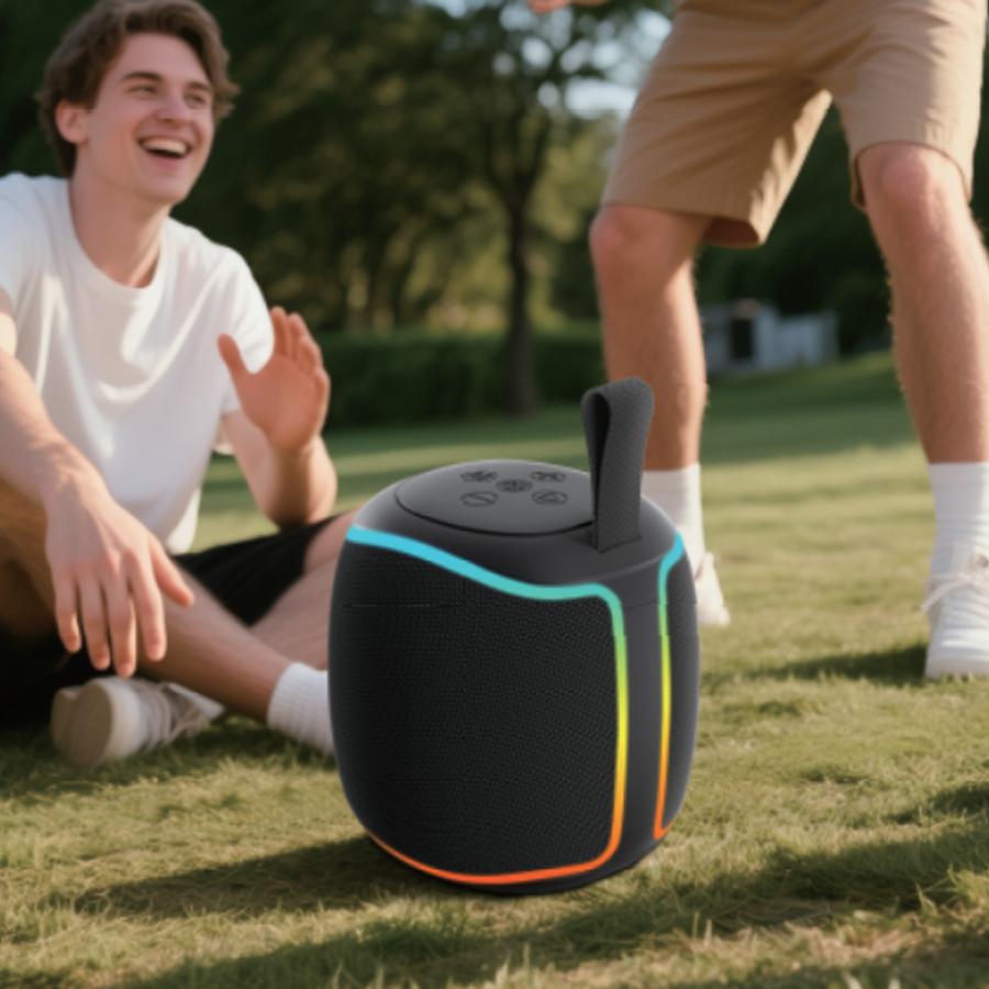 LAMTECH RGB DETACHABLE WIRELESS SPEAKERS 5W BLACK