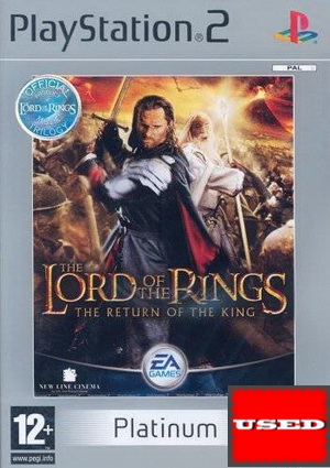 LotR: The Return of the King (Platinum) PS2 USED (No Manual)