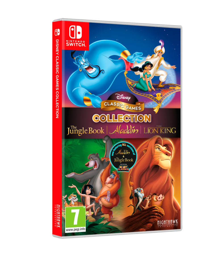 Disney Classic Games Collection: The Jungle Book,Aladdin &The Lion King Nintendo Switch NEW
