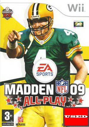 Madden NFL 09 All-Play Wii USED