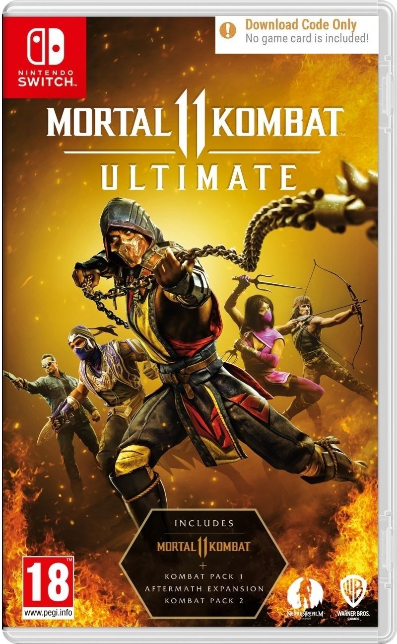 Mortal Kombat 11 Ultimate Nintendo Switch NEW (Code in the Box) (German Cover)