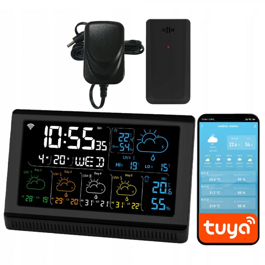 ΜΑΝΤΑ WINDY SMART WEATHER STATION WITH TUYA BLACK