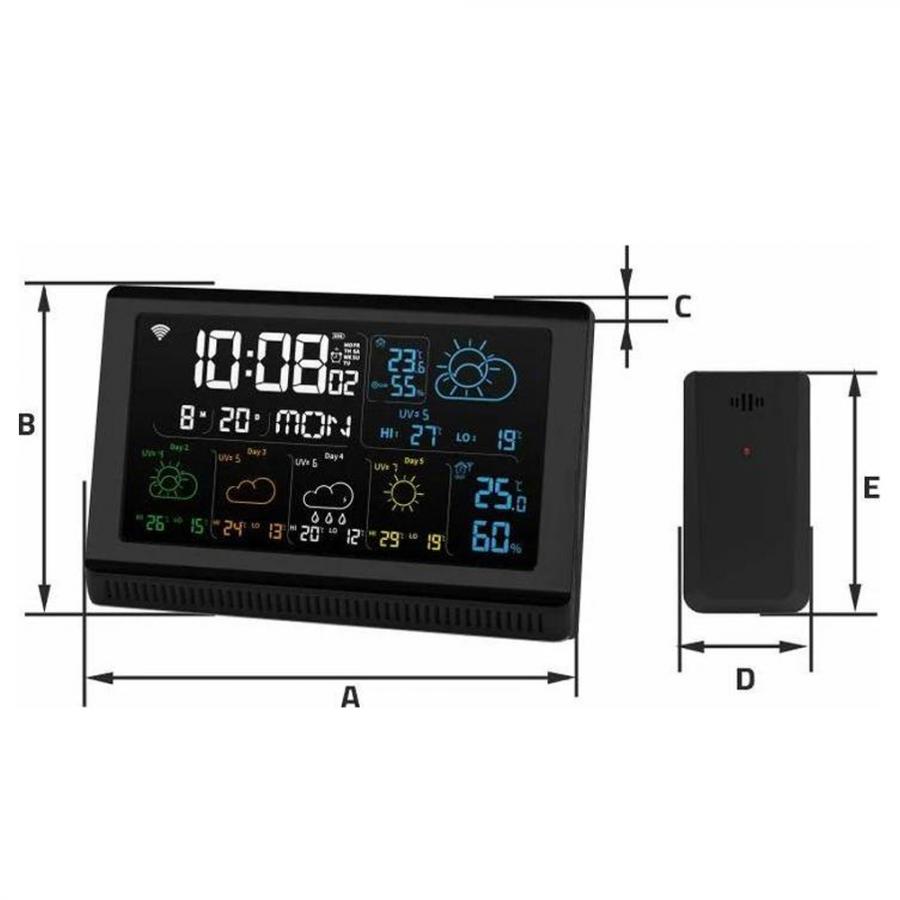ΜΑΝΤΑ WINDY SMART WEATHER STATION WITH TUYA BLACK
