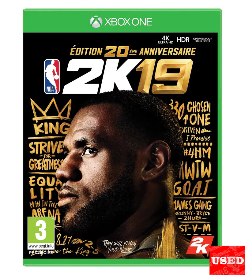 NBA 2K19 20th Anniversary XONE USED