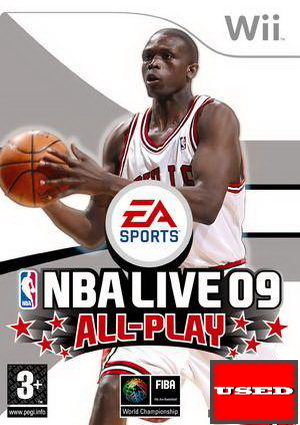 NBA Live 09 All-Play Wii USED