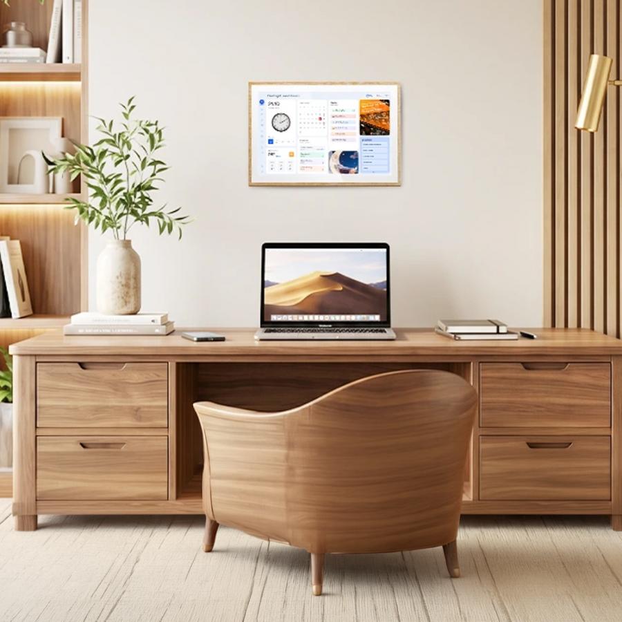 BLACKVIEW 10.1' wifi DIGITAL CALENDAR (2GB+32GB) ANDROID 11 NATURAL WOOD