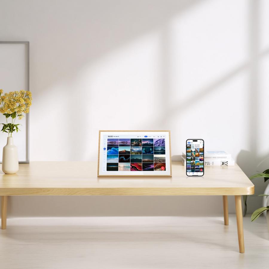BLACKVIEW 10.1' wifi DIGITAL CALENDAR (2GB+32GB) ANDROID 11 NATURAL WOOD