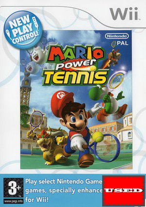 New Play Control! Mario Power Tennis Wii USED