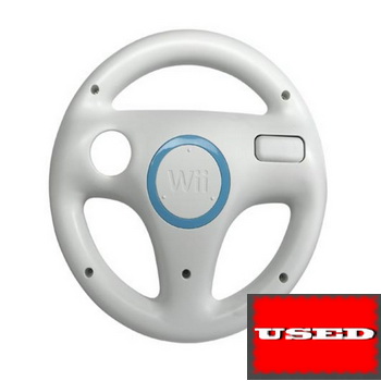 Nintendo Wii Wheel (White) USED (UNBOXED)