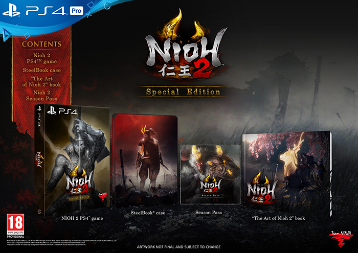 Nioh 2 Special Edition PS4 NEW