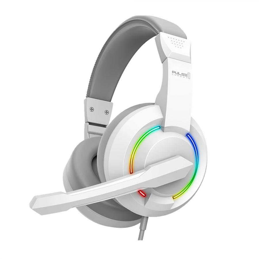 ARMMAGGEDDON GAMING HEADSET RGB 2.1 PULSE 1 CHROMA WHITE