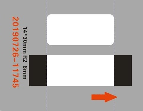 NIIMBOT THERMAL LABEL PAPER 14*30-210 TRANSPARENT