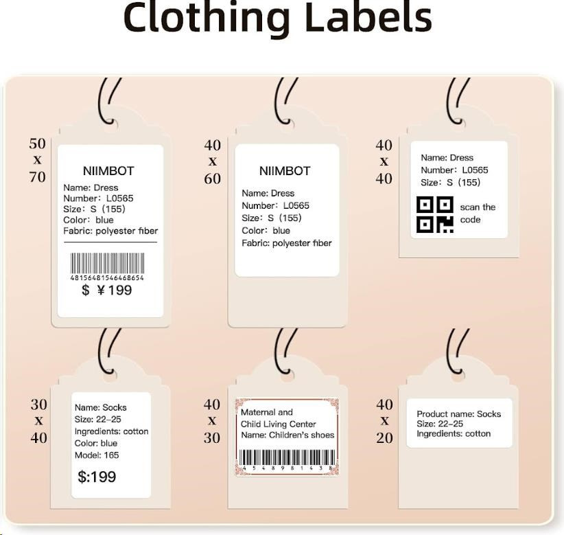 NIIMBOT THERMAL LABEL PAPER 50*70-110 WHITE