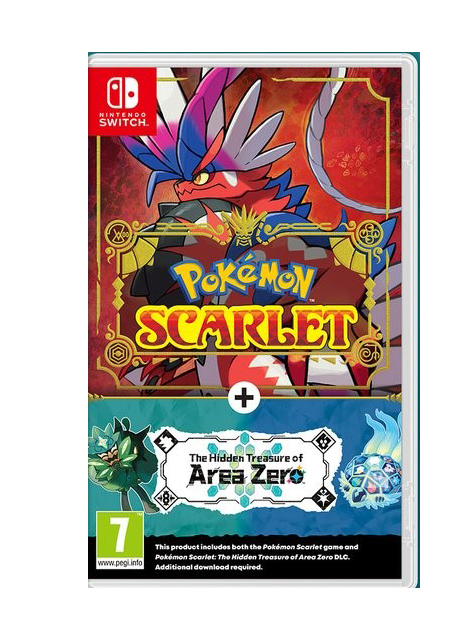 Pokémon Scarlet and Hidden Treasure of Area Zero DLC Nintendo Switch NEW
