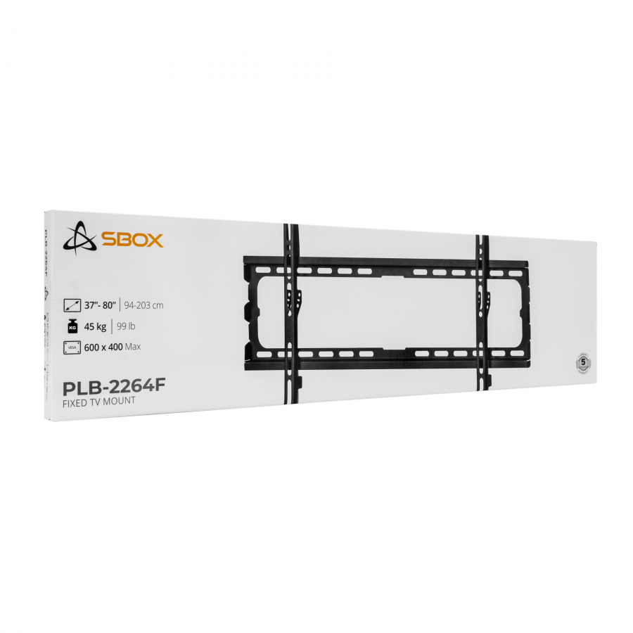 SBOX FIXED WALL MOUNT 37' -80' VESA 600x400 MAX