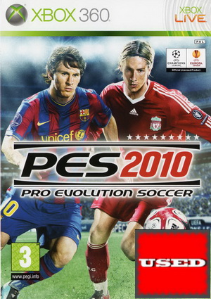 Pro Evolution Soccer 2010 X360 USED