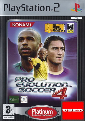 Pro Evolution Soccer 4 (Platinum) PS2 USED