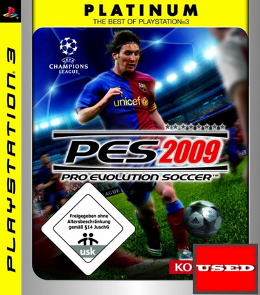 Pro Evolution Soccer 2009 (Platinum) PS3 USED