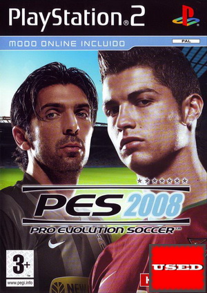 Pro Evolution Soccer 2008 PS2 USED (No Manual)
