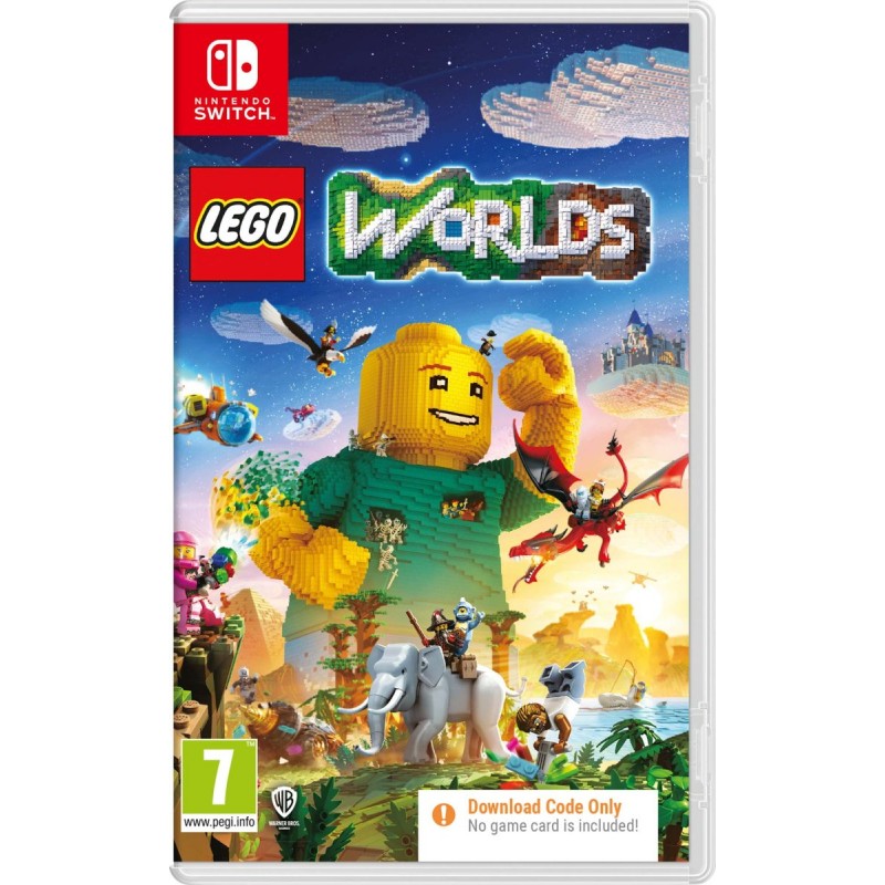 Lego Worlds  ( Code In A Box )  Nintendo Switch  NEW