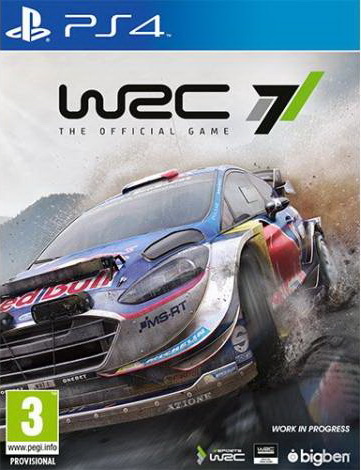 WRC 7 PS4 NEW  (Torned Up Seal + Cover + Broken Case)