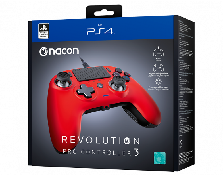 Nacon Revolution Pro Controller V.3 RED PS4