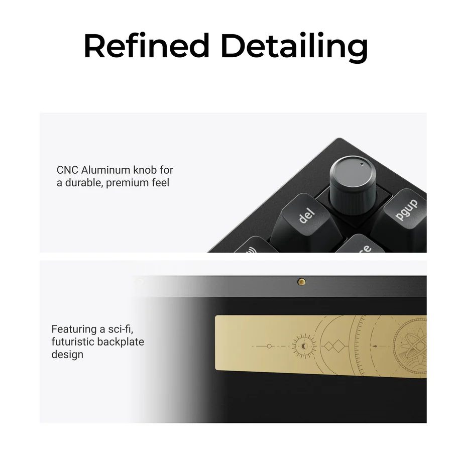 Keychron Q3 Ultra (Q3U-M1) ZMK RGB 8K Wireless Custom Mechanical Keyboard-Banana Switch 80% US