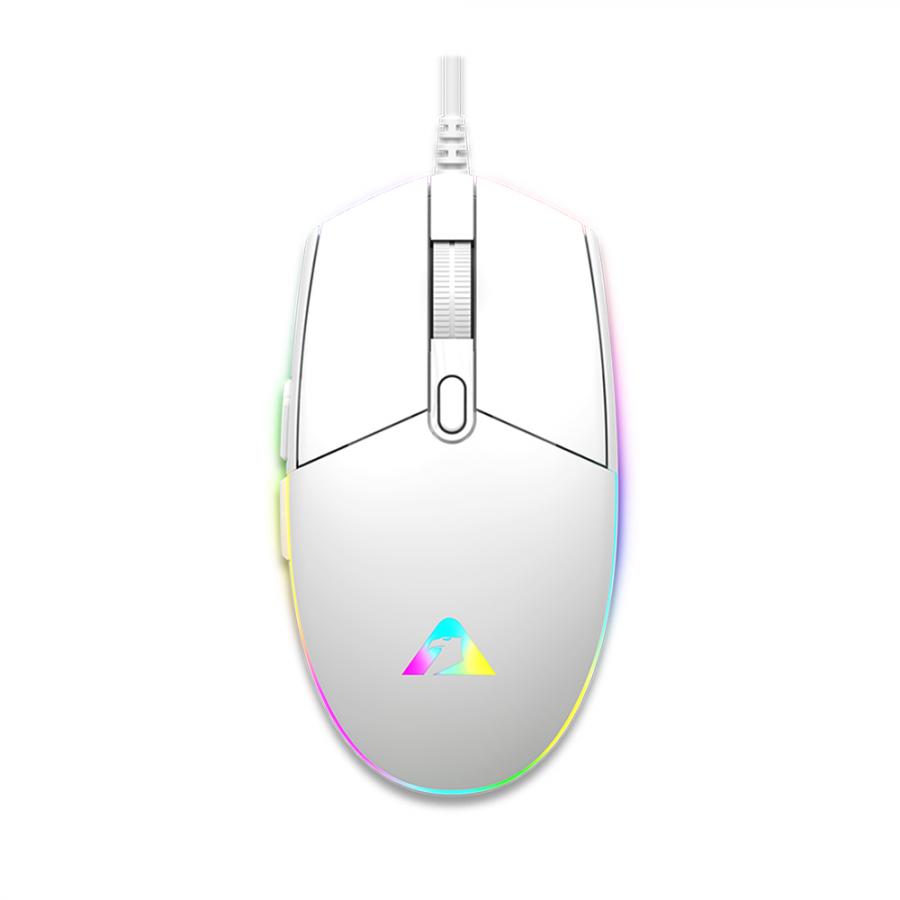ARMAGGEDDON GAMING MOUSE 12800CPI RAVEN III SIGMA STEALTH WHITE