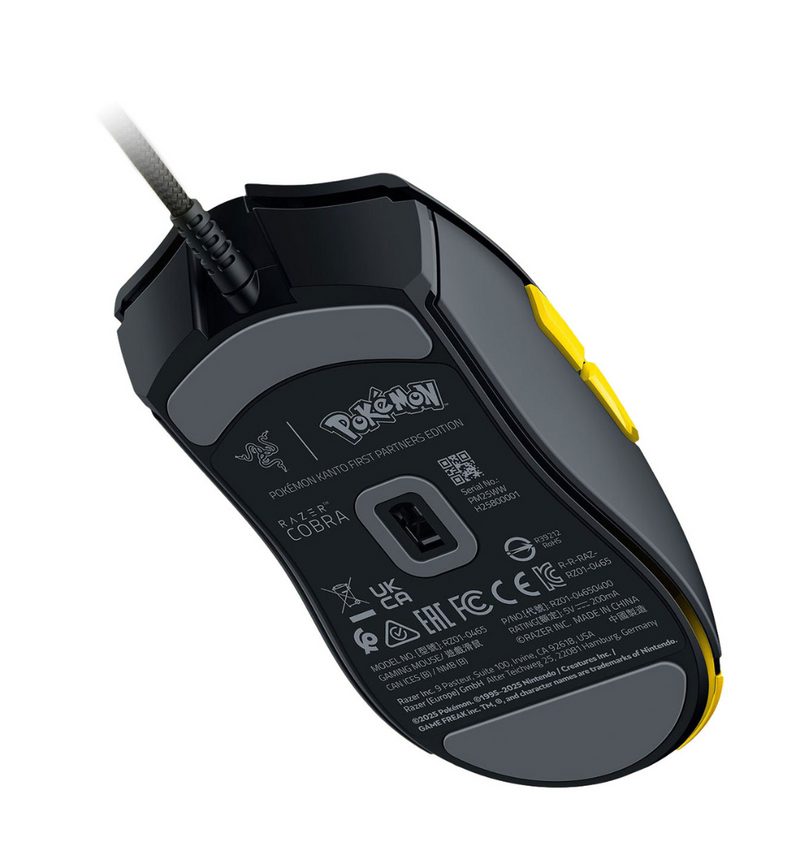 Razer COBRA - Pokemon Kanto Starters Ed.- 58g Lightweight Gaming Mouse - RGB UNDERGLOW - 8500 DPI