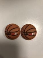 Thumb Grips NBA 2k21 For PS4/PS5/XONE/XBSX/PS3/X360 2pcs Bulk NEW 
