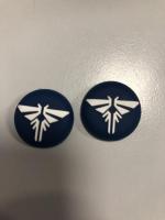 Thumb Grips Last of Us Firefly  For PS4/PS5/XONE/XBSX/PS3/X360 2pcs Bulk NEW (Blue)
