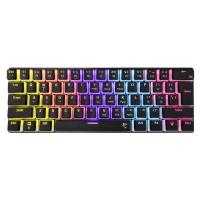 WHITE SHARK MECHANICAL KEYBOARD BLACK RED SWITCH