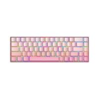 WHITE SHARK MECH KEYBOARD US LAYOUT GK-007411 RED SWITCH PINK GRADIENT