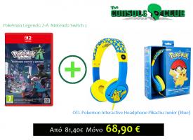 Pokémon Legends: Z-A  Nintendo Switch 2  NEW + OTL Pokemon Interactive Headphone Pikachu Junior (Blue)  (PK0759)