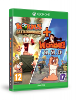 Worms Battlegrounds + Worms Weapons Of Mass Destruction  XONE  NEW