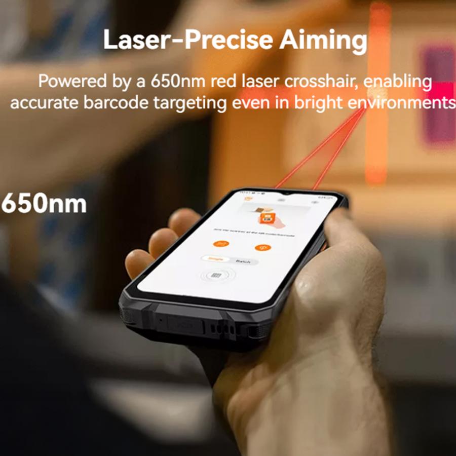 BLACKVIEW OCTA-CORE RUGGED 2D SCANNER PHONE (8GB+256GB) NFC ANDROID 16