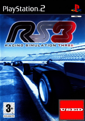 RS3: Racing Simulation Three PS2 USED (English Game / Dutch Cover)