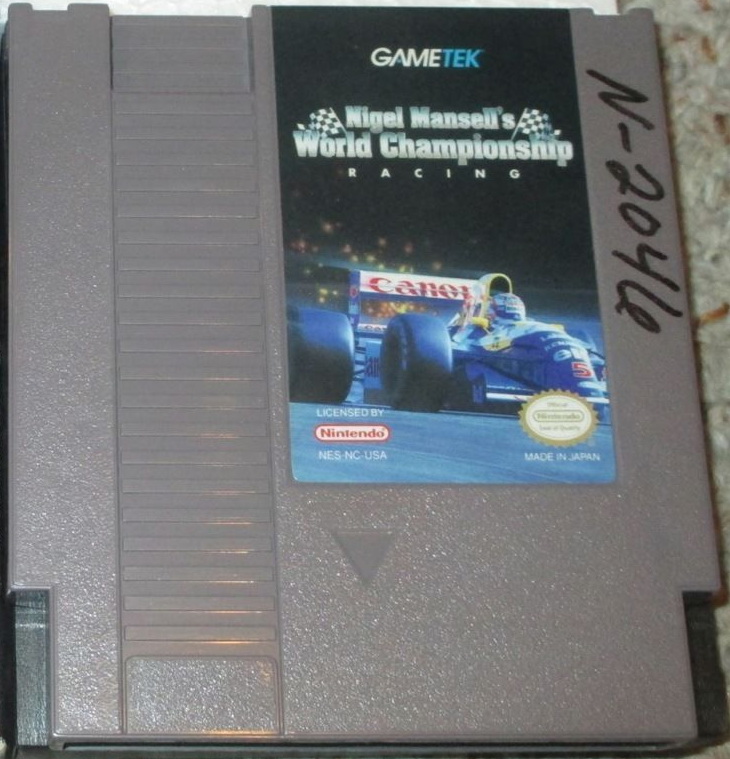 Nigel Mansell's World Champ. Racing NES UNBOXED (NTSC)