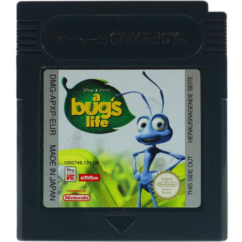 Disney/Pixar A Bug's Life GameBoy Color UNBOXED (Worn Sticker)