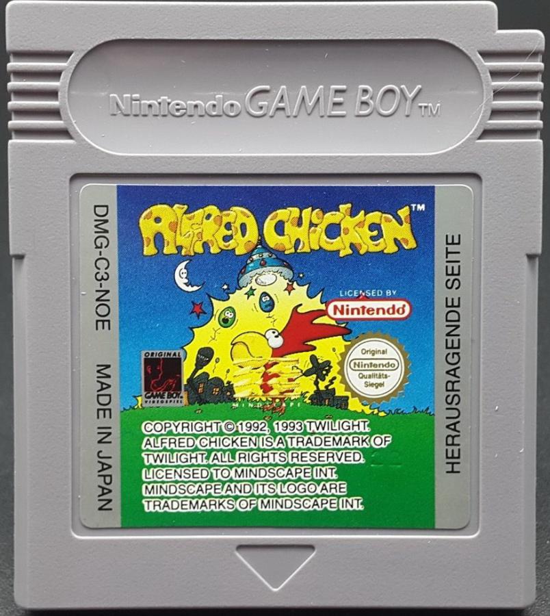 Alfred Chicken GameBoy UNBOXED (No Sticker)